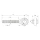 S.343 Top Link - Ball End (Fits CAT.1)