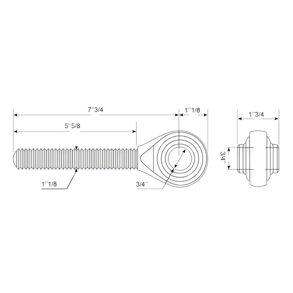 S.343 Top Link - Ball End (Fits CAT.1)