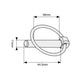 S.39 Round Linch Pin, Pin 11mm x 44.5mm ( ) Fits Ford/New Holland