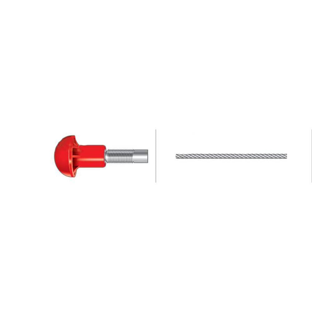 S.41840 Choke Cable - Length: 1545mm, Outer cable length: 1309mm. Fits Perkins