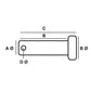 S.4463 Metric Clevis Pin Ã15.7mm x 45.00mm Fits Ford/New Holland