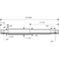 S.5007 Lower Link Implement Pin - Dual (Fits CAT. 1/2)