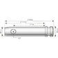 S.5033 Lower Link Pin - Standard (Fits CAT. 2) Fits Lely