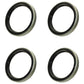 Qty 4: Single Lip Seals 53 x 68 x 10mm Fits Allis Chalmers Replaces 72089340
