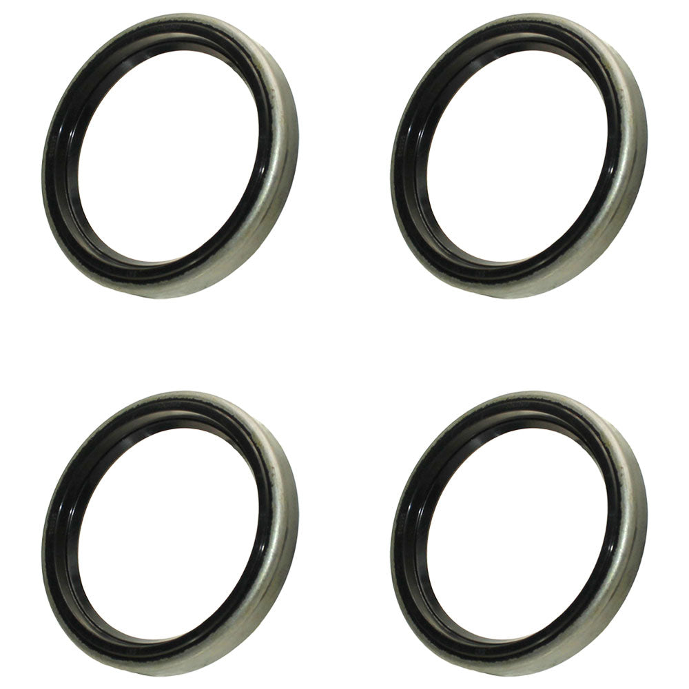 Qty 4: Single Lip Seals 53 x 68 x 10mm Fits Universal Replaces 5107908
