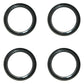 Qty 4: Single Lip Seals 53 x 68 x 10mm Fits Allis Chalmers Replaces 72089340