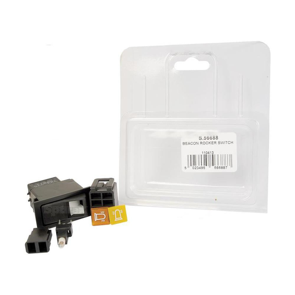 S.56688 Rocker Switch, Beacon, 2 Position (On/Off) - Fits Ford/New Holland