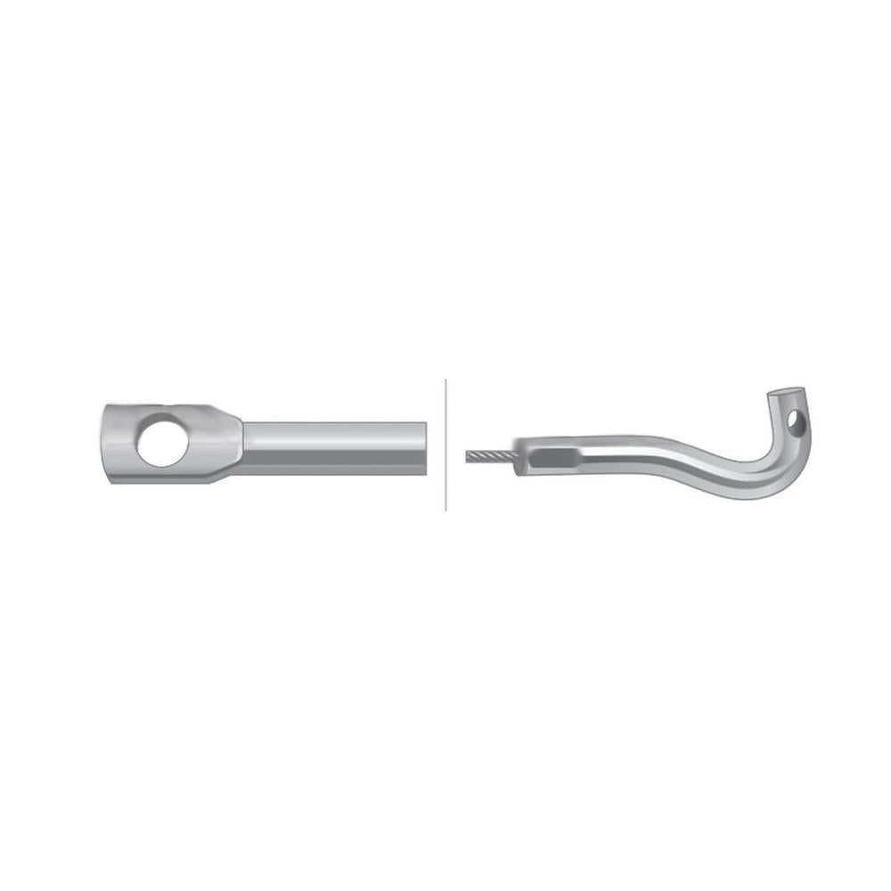 S.57382 Hand Throttle Cable, Length: 1613mm, Outer length: 1408mm - Fits Case IH