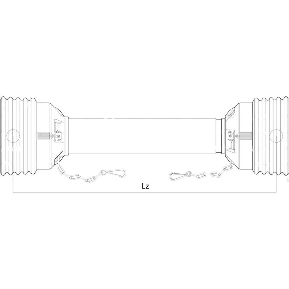S.59615 PTO Guard - Easylock, (Lz) Length: 1510mm, Size: Large.