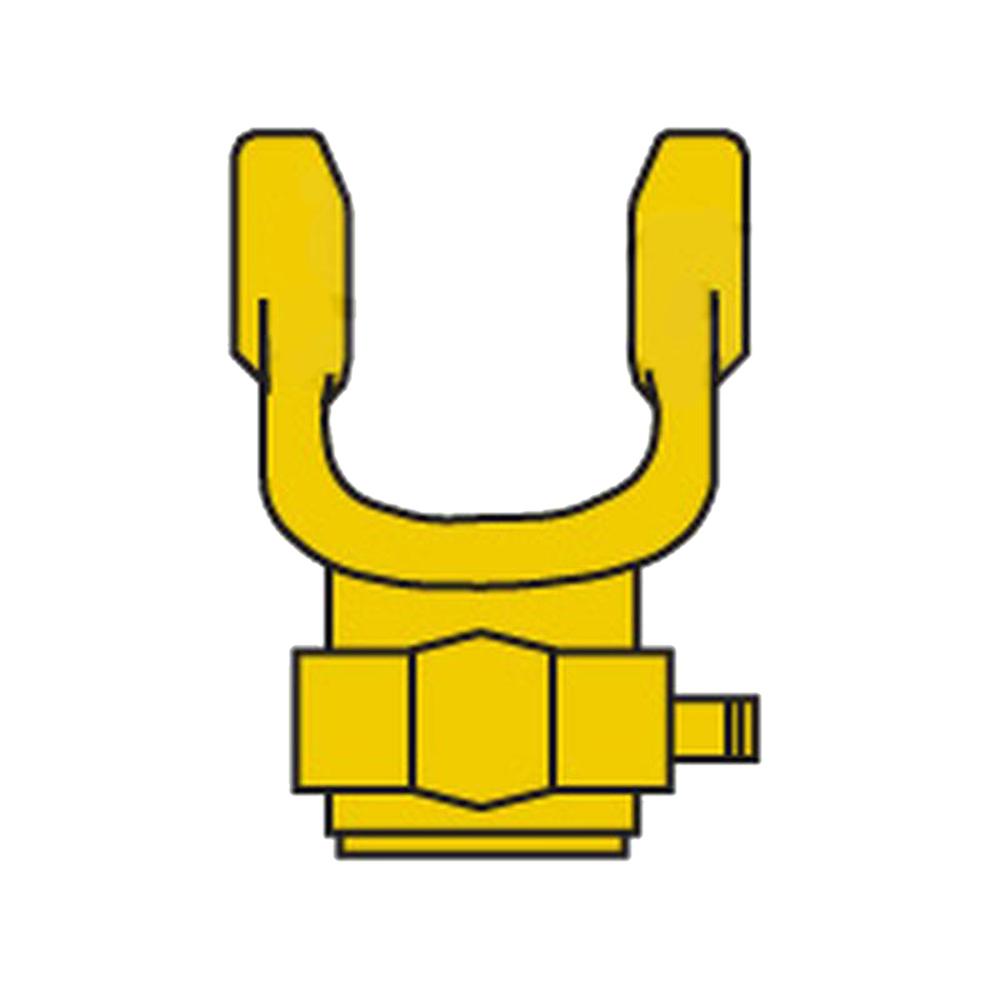 S.6008 PTO Yoke, Quick Release, Size: 1-3/8-6 Spline - Fits Ransome