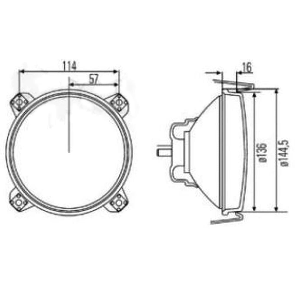 S.66213 Lamp & Cowl Assembly, Rh Fits Ford/New Holland