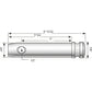 S.77 Top Link Pin - Standard (Fits CAT. 1) Fits Allis Chalmers