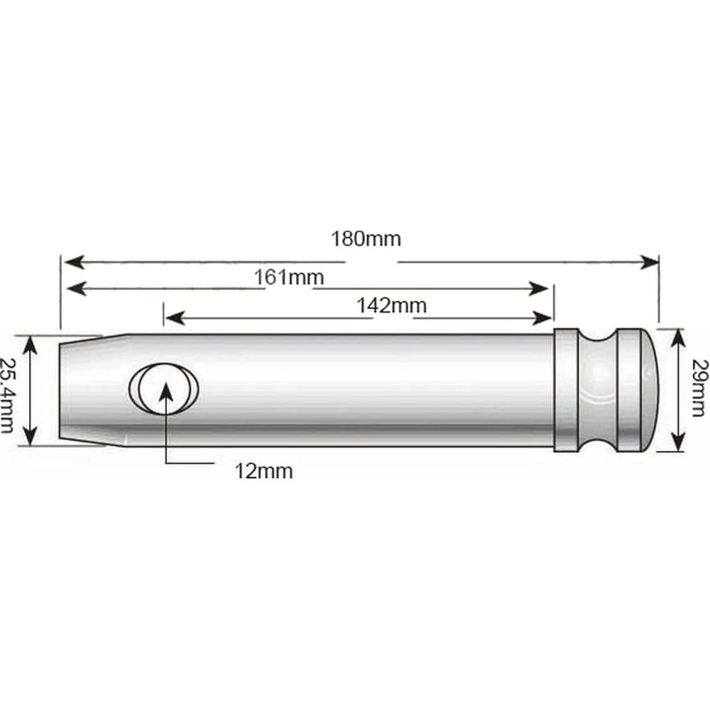 S.80 Top Link Pin - Standard (Fits CAT. 2), ( ) Fits Ford/New Holland