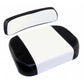 S380676 Cushion Set, Black & White Vinyl - (2 pc.) Fits International