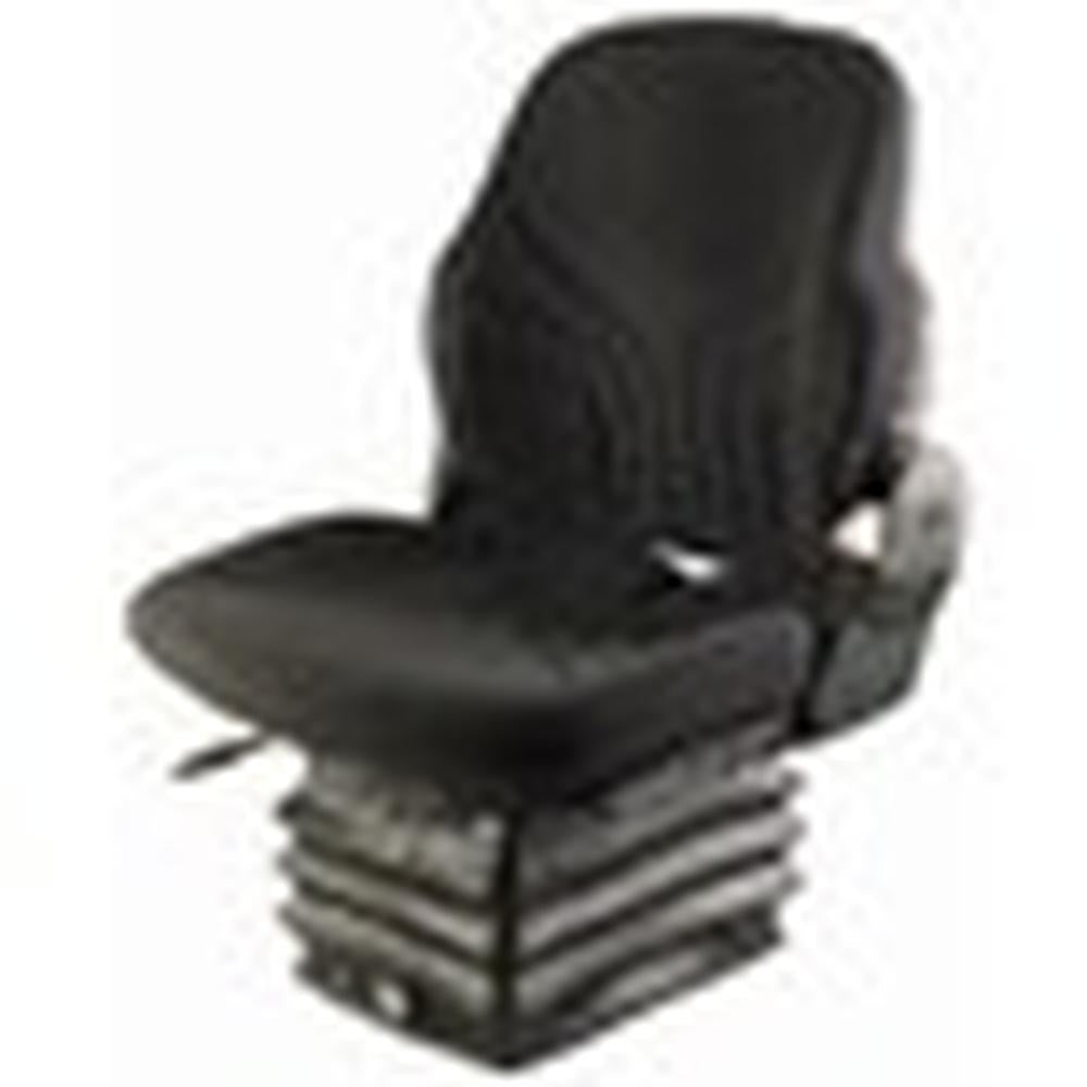 S8301699 Grammer Mid Back Seat, Black Fabric w/ Air Suspension Fits John Deere