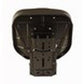 S8302165 Low Back Seat, Black Vinyl w/ Mechanical Suspension - Fits Zetor