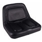Bucket Seat, Black Vinyl Fits John Deere Replaces 70272369