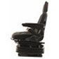 S830796 High Back Seat Black Fabric w/ Mechanical Suspension Fits Steiger