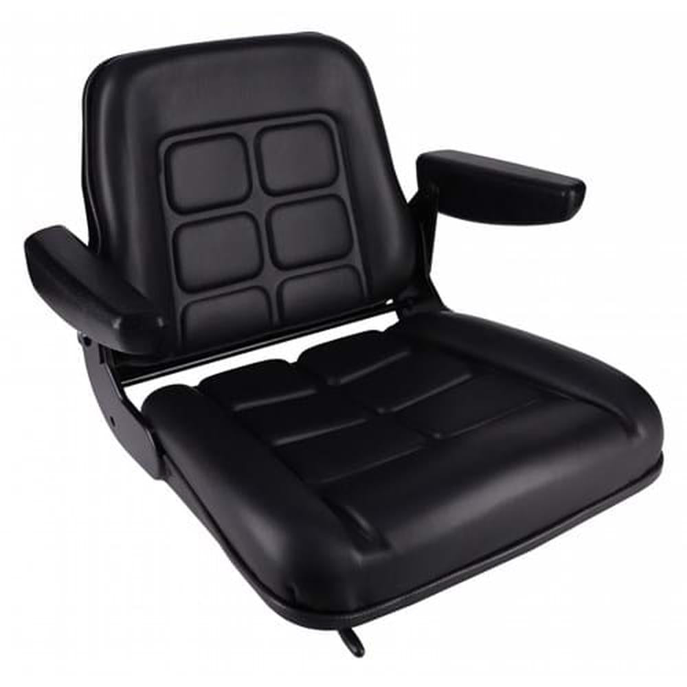 S830801 Low Back Seat, Black Vinyl Fits Mitsubishi