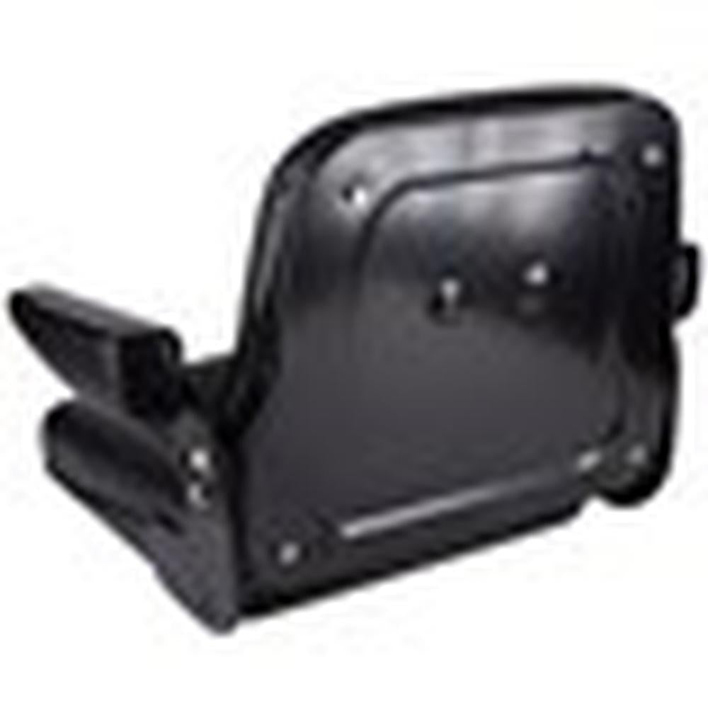 S830801 Low Back Seat, Black Vinyl Fits Clark