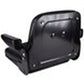 S830801 Low Back Seat, Black Vinyl Fits Massey Ferguson