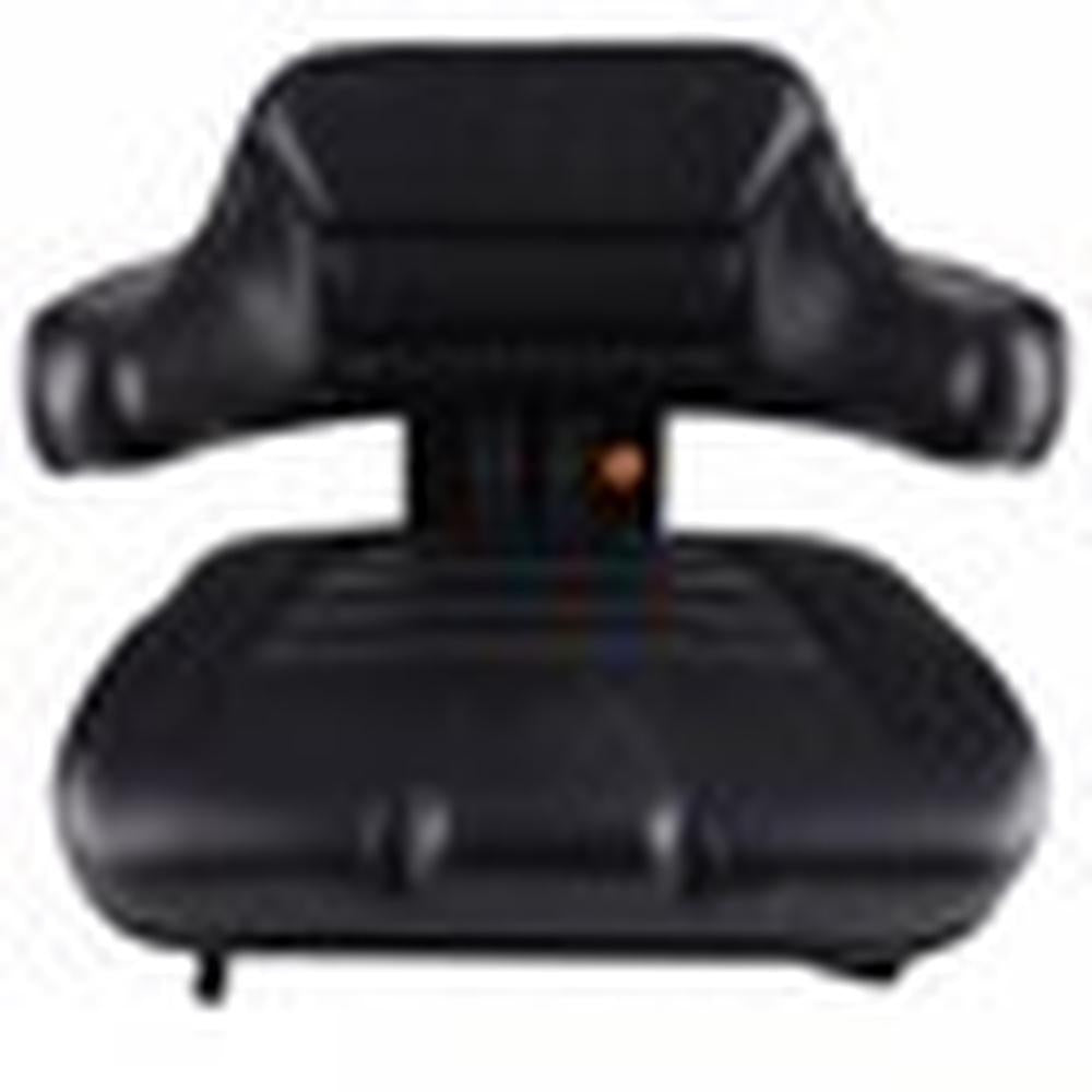S830804 Wrap-Around Seat, Black Vinyl Fits Massey Ferguson