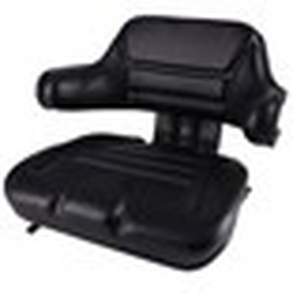 S830804 Wrap-Around Seat, Black Vinyl Fits Case IH
