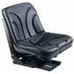 S830807 Bucket Seat, Black Vinyl w/ Mechanical Suspension Fits John Deere