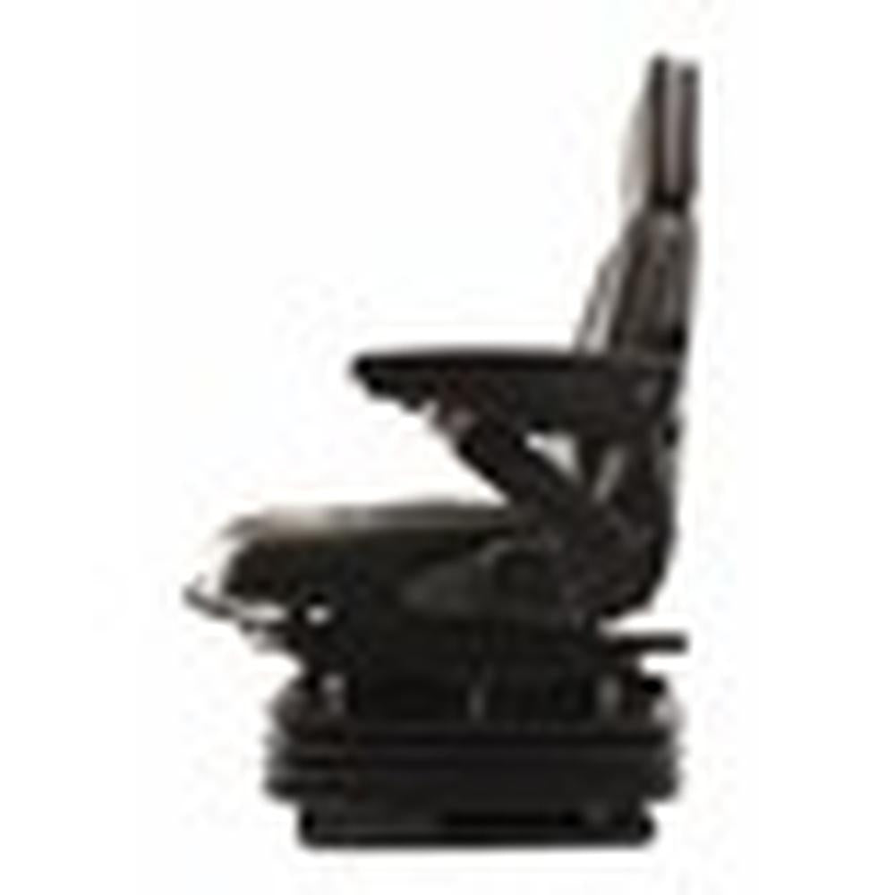 S830809 High Back Seat, Black Vinyl w/ Mechanical Suspension Fits Case IH