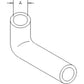 Fits New Holland Radiator Bypass Hose .540" Part SBA145536051 on Skid Steer &