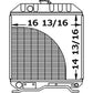 SBA310100291 Radiator Fits Ford New Holland Compact Tractor 1510 1710