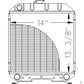 SBA310100610 Radiator Fits Ford New Holland Compact Tractor 1120 1215 1220