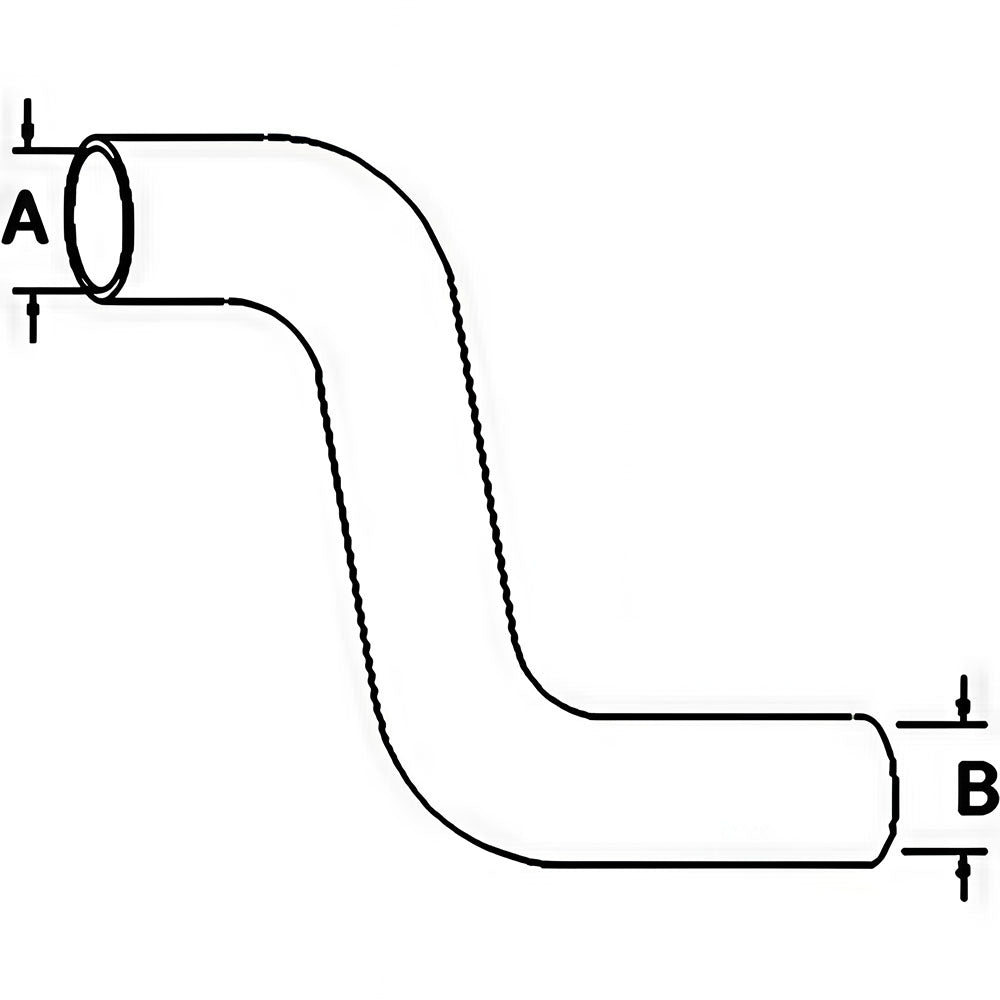 SBA310160290 Upper Radiator Hose Fits Ford New Holland Compact Tractor 1300