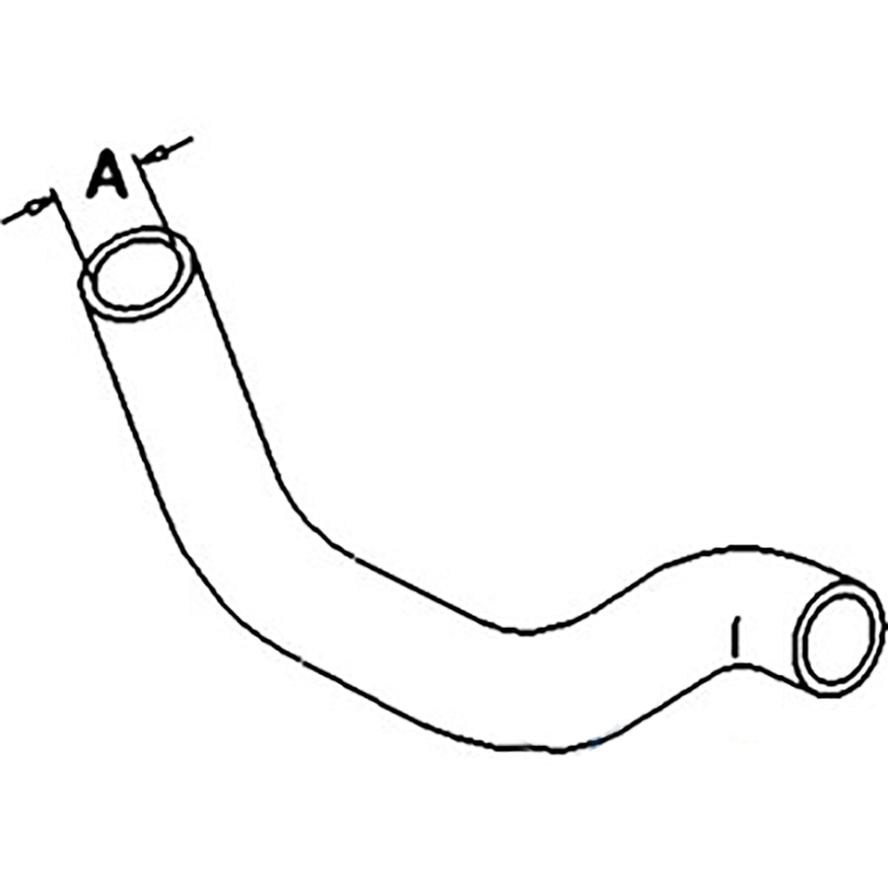Upper Radiator Hose Fits Ford/New Holland Replaces 83939421