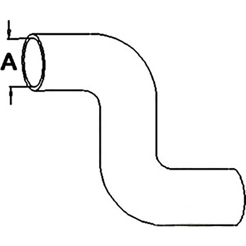 SBA310160780 Upper Radiator Hose Fits Ford New Holland Compact Tractor 1110