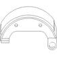 SBA328100031 2 Brake Shoes Fits Ford New Holland Compact Tractor 1000 1600