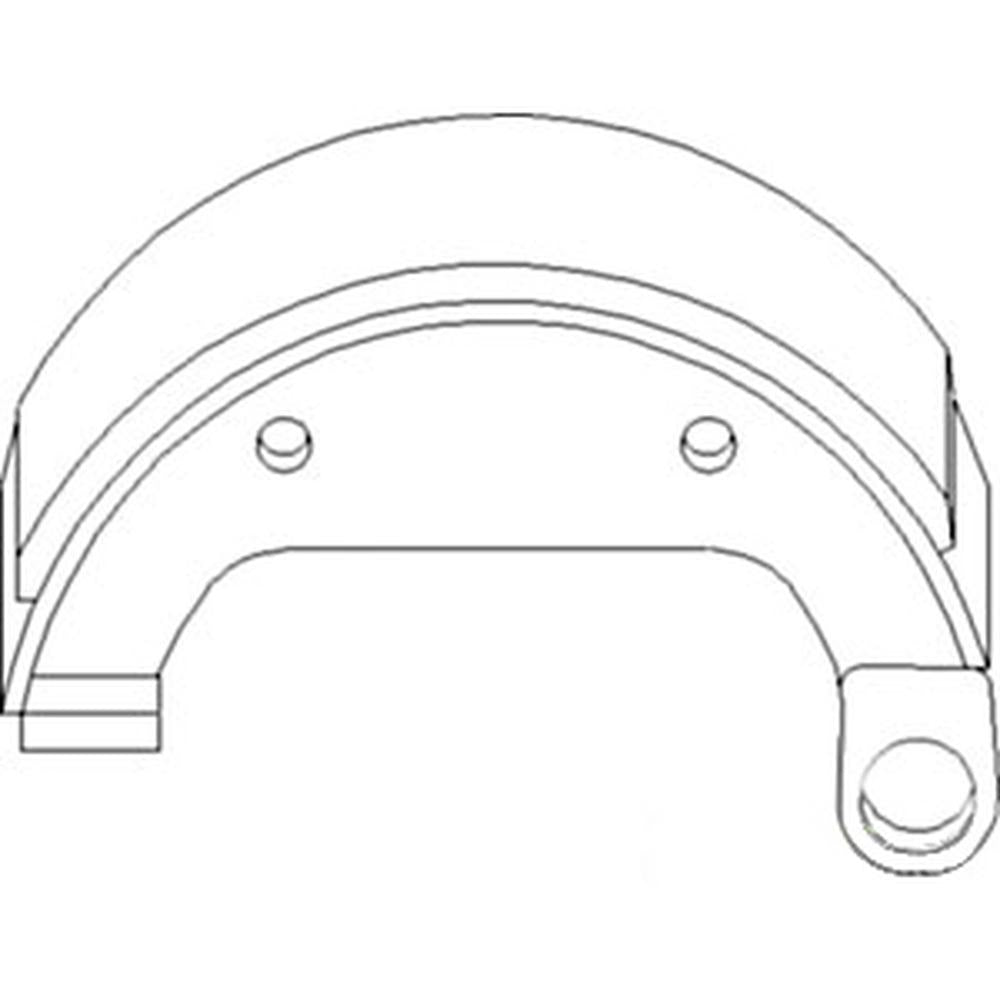 SBA328100031 2 Brake Shoes Fits Ford New Holland Compact Tractor 1000 1600
