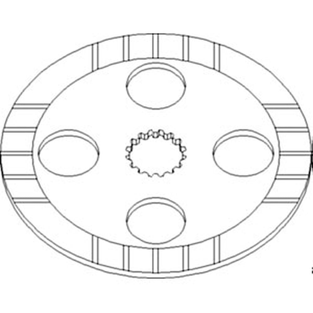 Brake Disc Fits New Holland T2210 TC25 T1520 TC33 T2220 TC33D TC29 1530 T1510