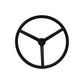 Compact Steering Wheel Fits Ford/New Holland Replaces SBA3343000010