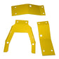 Seat Brackets 4 Piece Set Yellow/Green Fits John Deere 3020 4230 4000 4430 4020