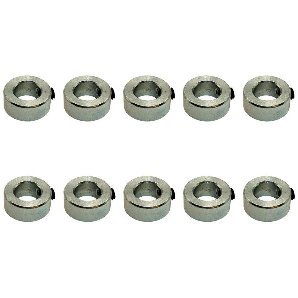 Qty 10: Solid Shaft Set Collars  Fits Universal Products Replaces SC-A-62