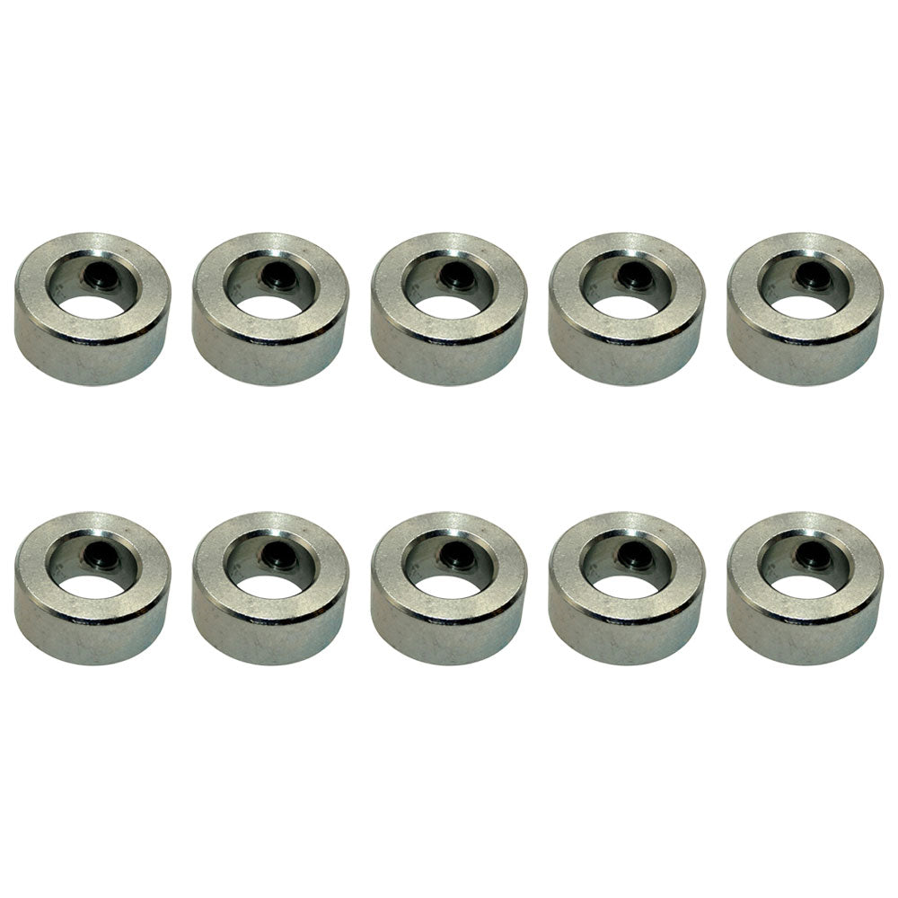 Qty 10: Solid Shaft Set Collars  Fits Universal Products Replaces SC-A-62
