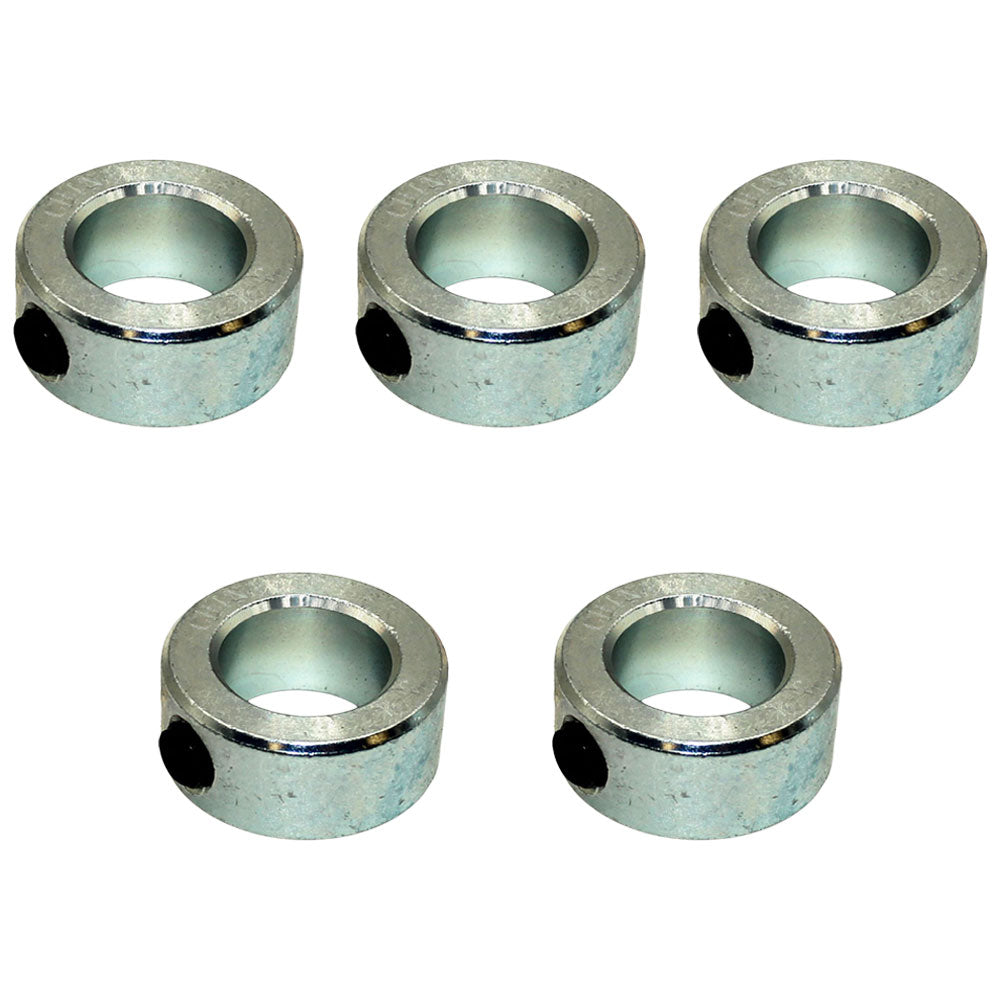 Qty 5: Solid Shaft Collars  Fits Universal Products Replaces SC-A-75