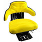 S830688 Wrap-Around Seat, Yellow Vinyl w/Mechanical Suspension - Fits John Deere
