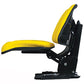 TF222YL Yellow Back Flip Up Seat Fits John Deere & Several Other Tractors