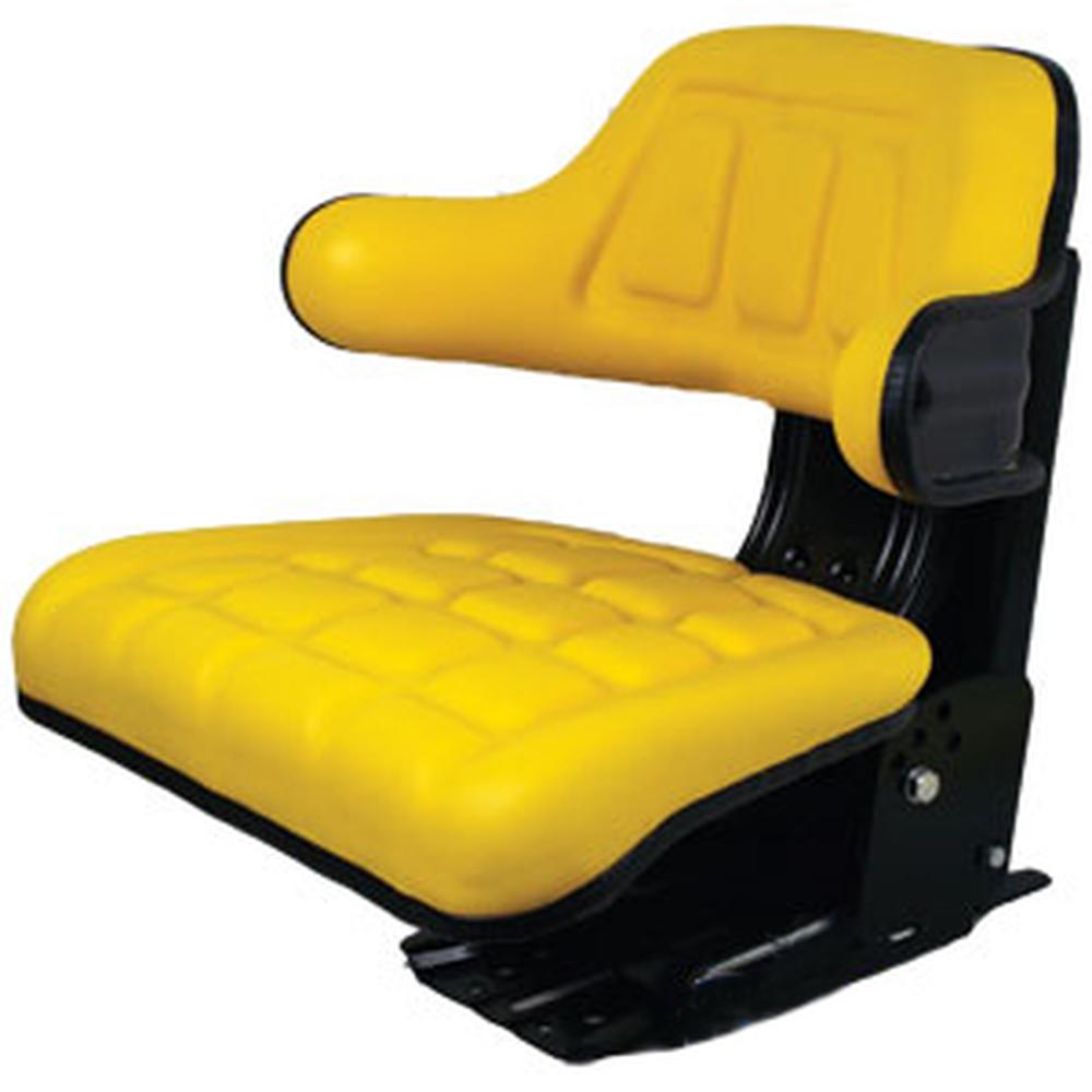Yellow Seat w/ Arms TY24763 Fits John Deere 2020 2030 2040 2040S 2120