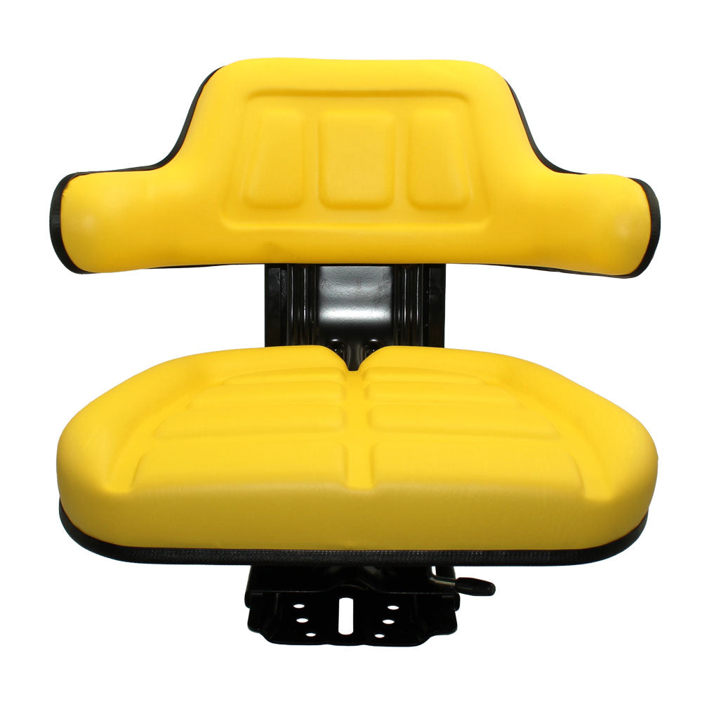 Seat Assembly -  Vinyl Yellow Fits John Deere 1020 2355 2030 2040