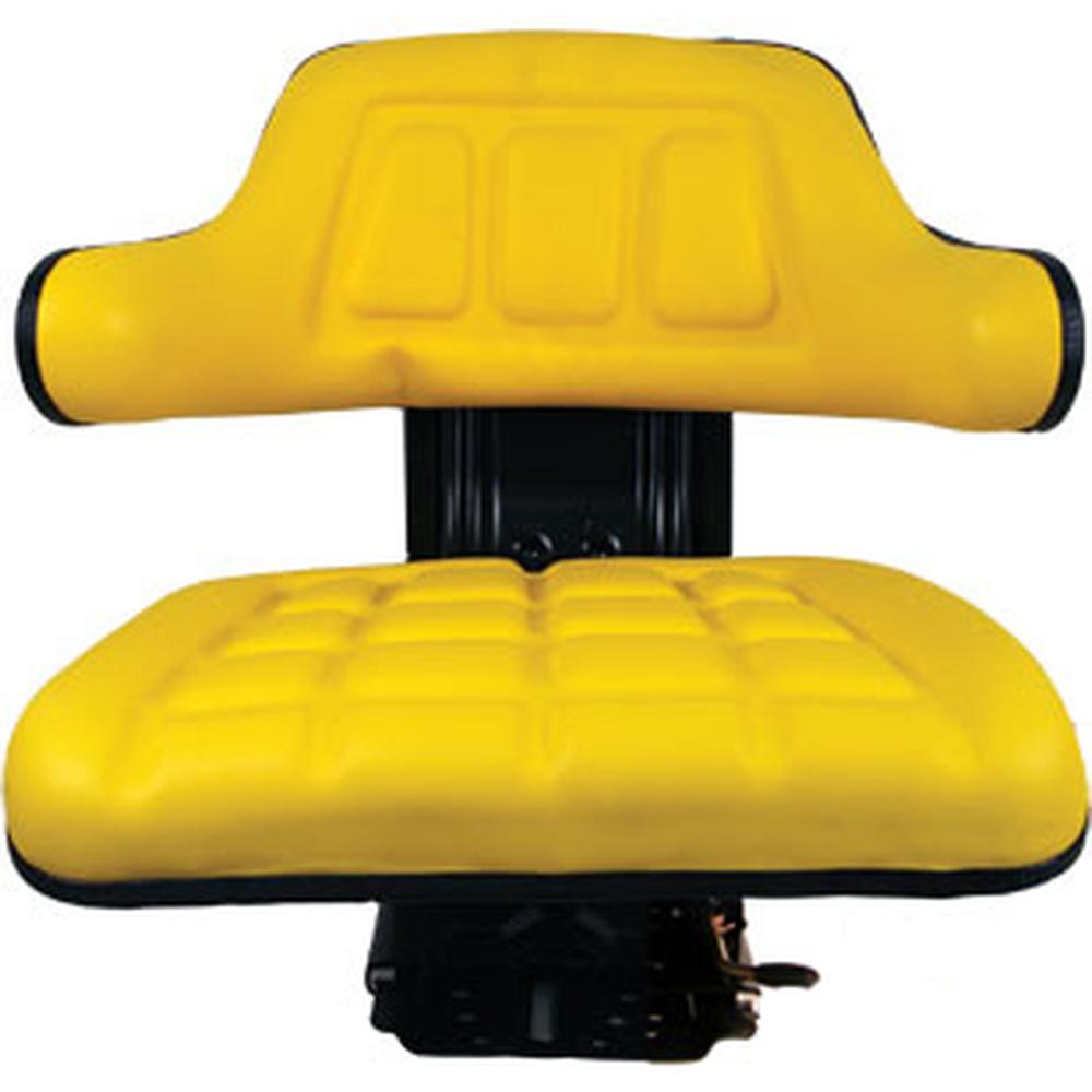 Seat Assembly - Grammer Style Vinyl Yellow Fits John Deere 1020 2030 TY24763