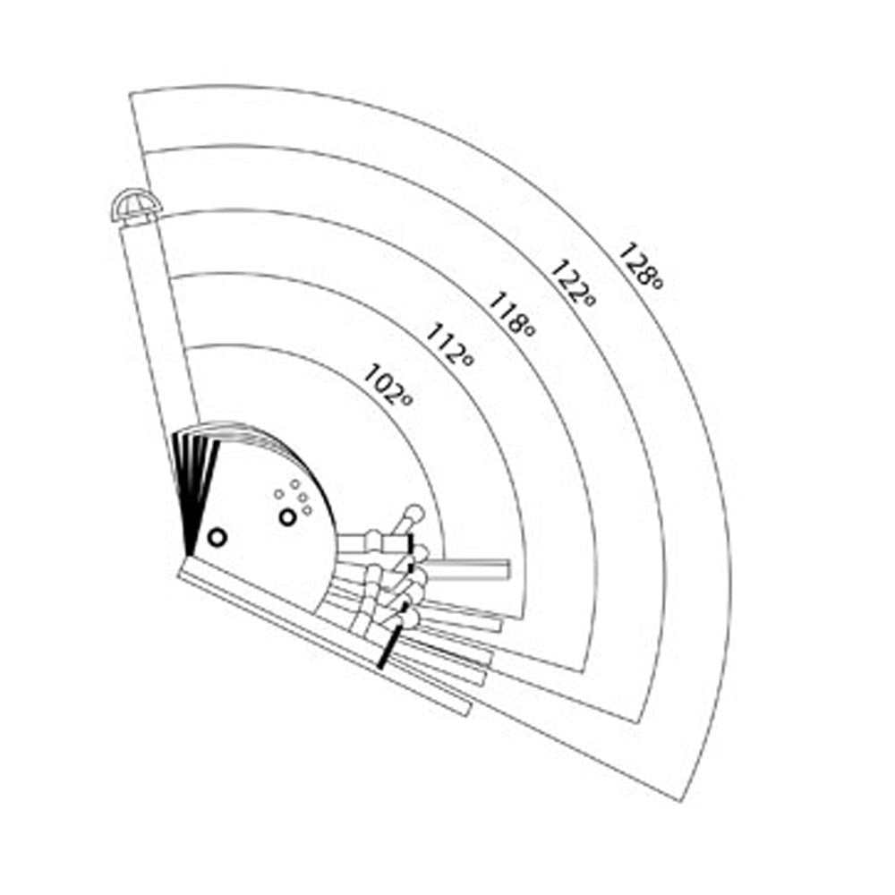 Yellow Wrap Around Seat with Arms Fits Universal Products Replaces TS1040AT