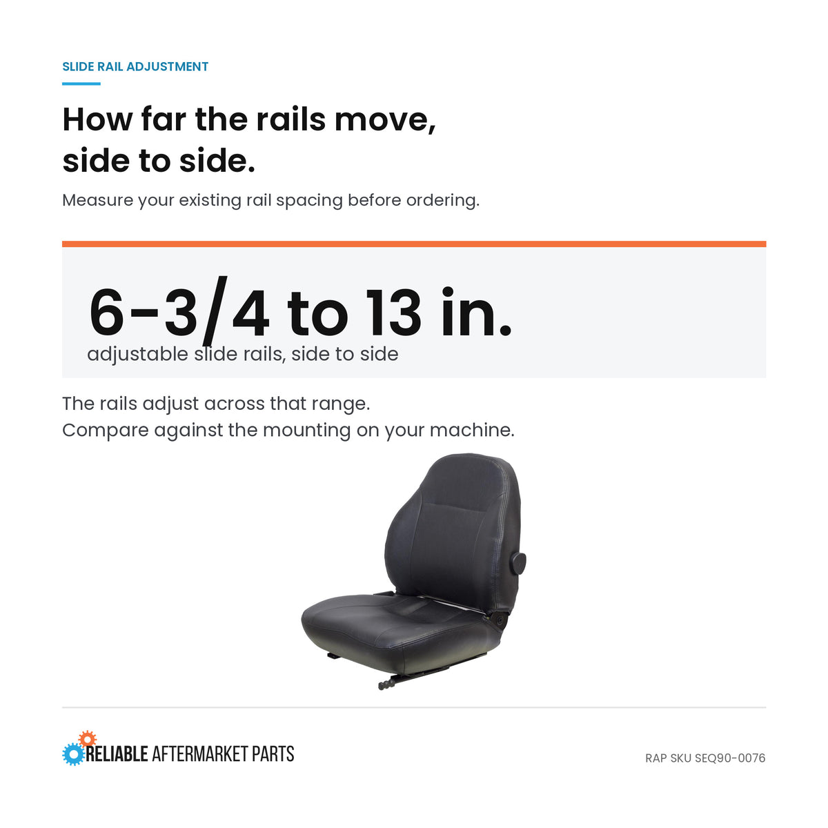 Replacement Fits Case DOZER SEAT FITS VARIOUS MODELS #S2
